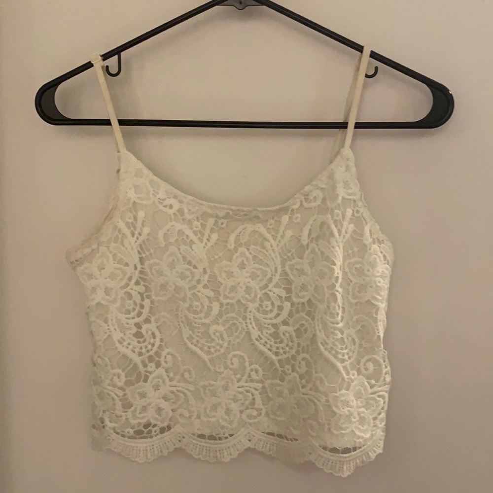 Women’s size small lace crop top